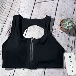 Athleta Zip Along Bra